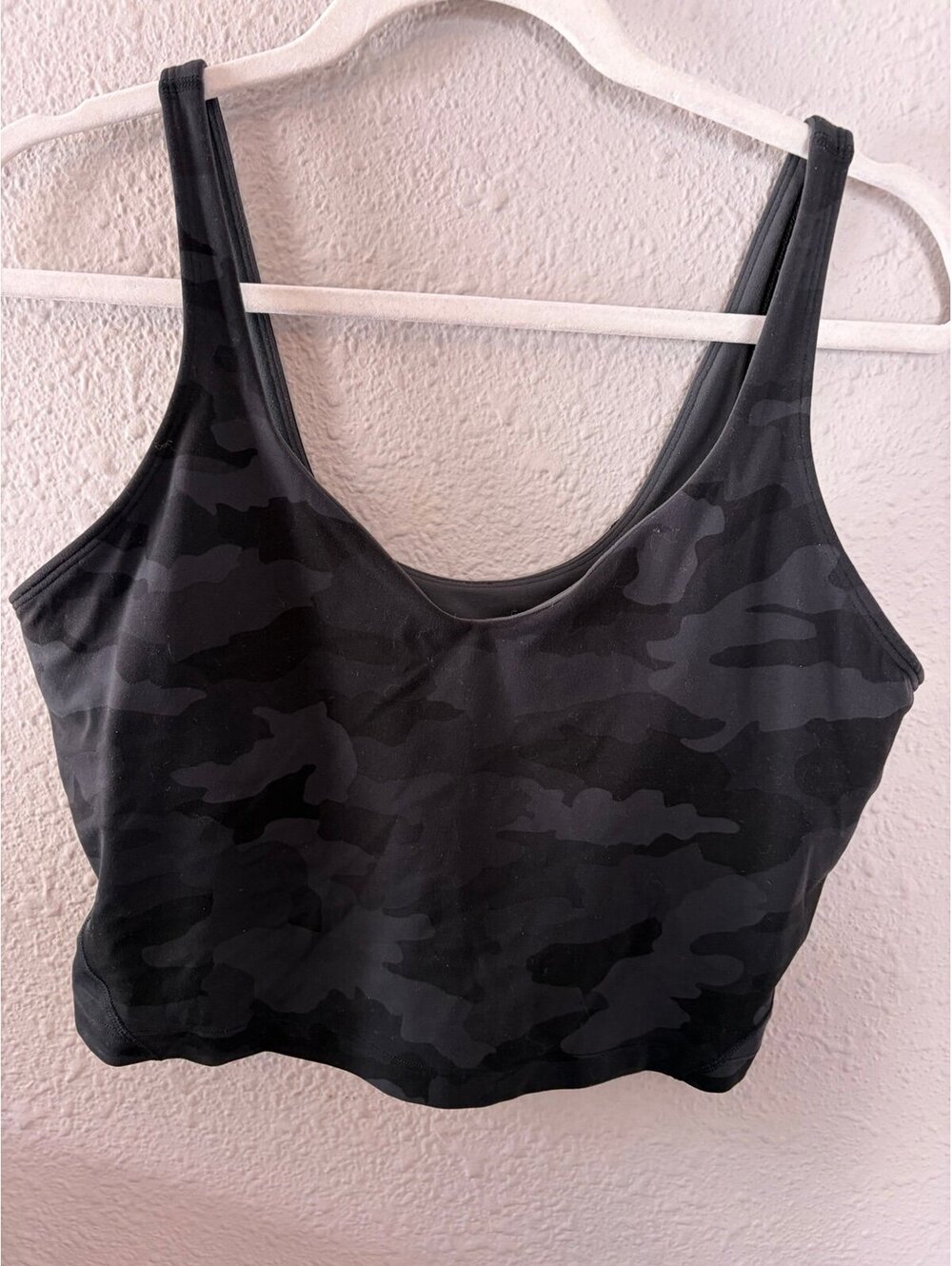 Lululemon Align Tank Heritage 365 Camo Deep Coal Multi size 12. EUC.
